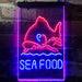Seafood LED Light Sign - Way Up Gifts