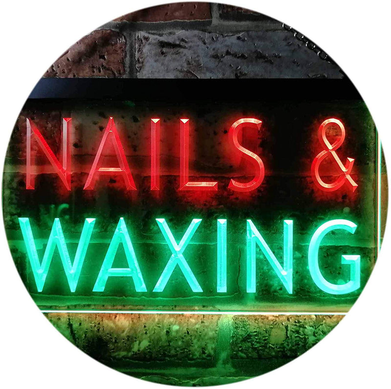 Beauty Salon Nails Waxing LED Light Sign - LED Gift Works