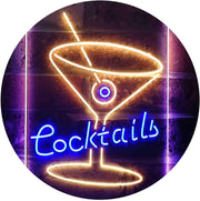 Cocktails LED Light Sign - LED Gift Works