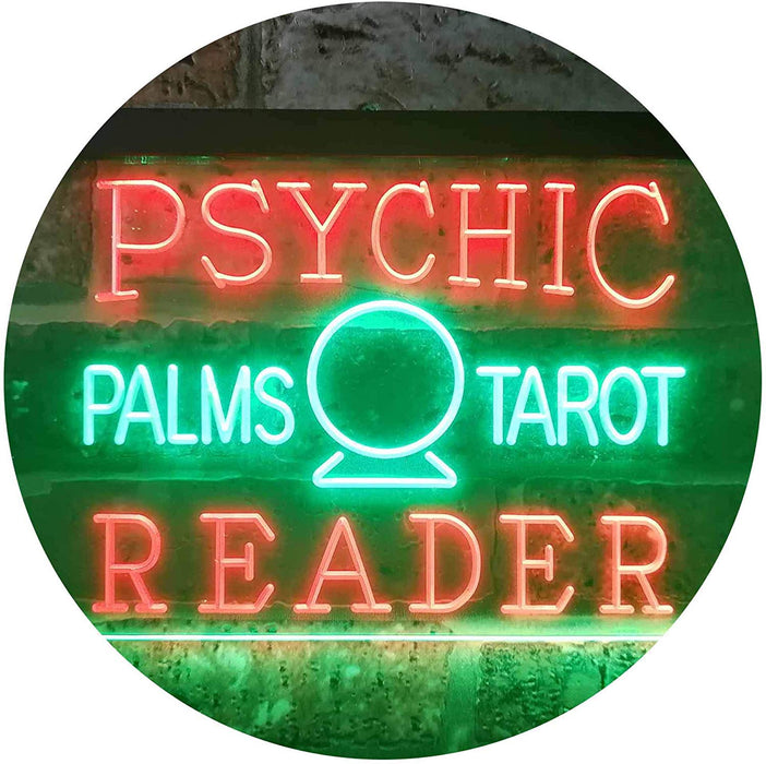 Psychic Palms Tarot Reader LED Light Sign - Way Up Gifts