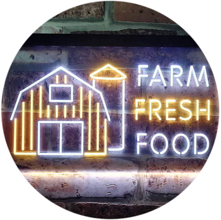 Farm Fresh Food LED Light Sign - Way Up Gifts