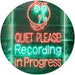 Quiet Please Recording in Progress Studio LED Light Sign - Way Up Gifts