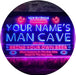Personalized Sports Football Theme Man Cave LED Light Sign - Way Up Gifts