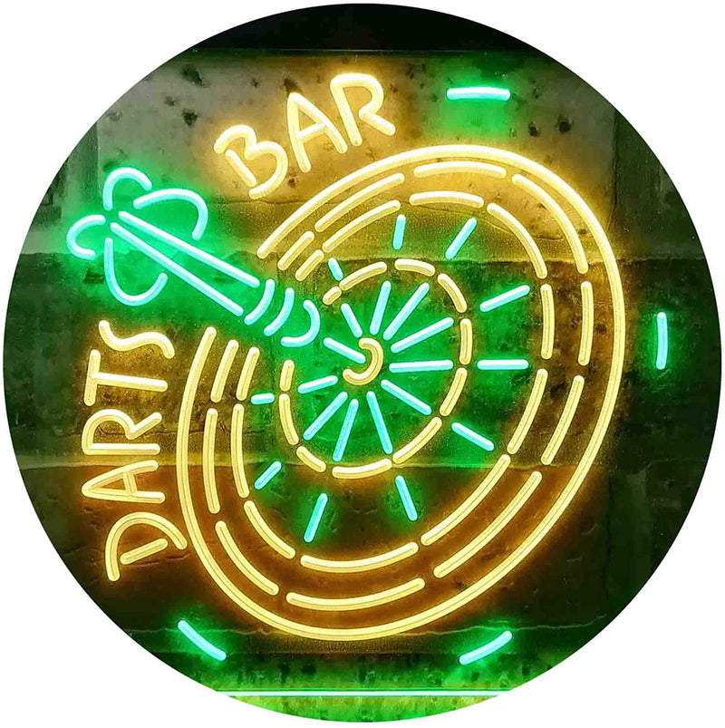 Darts Bar LED Light Sign - LED Gift Works