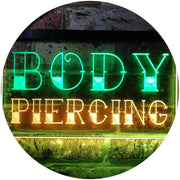 Body Piercing LED Light Sign - LED Gift Works