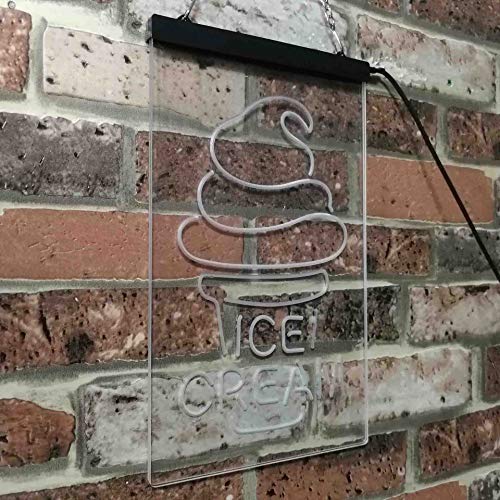 Ice Cream Cones LED Light Sign - LED Gift Works