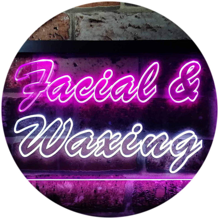 Facial Waxing LED Light Sign - Way Up Gifts