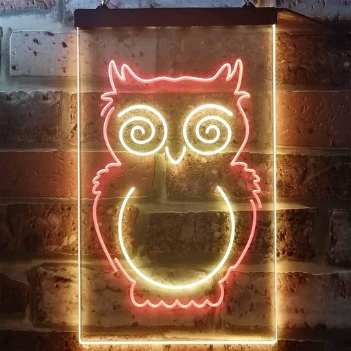 Kids Room Decor Owl LED Light Sign - Way Up Gifts