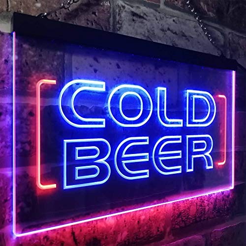 Cold Beer LED Light Sign - LED Gift Works
