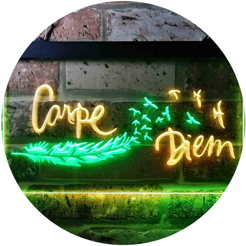 Carpe Diem Seize The Day LED Light Sign - LED Gift Works