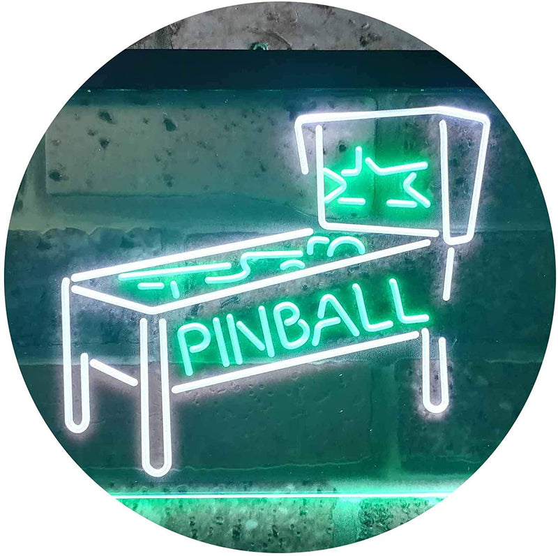 Pinball Game Room LED Light Sign - LED Gift Works
