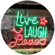 Live Laugh Love LED Light Sign - LED Gift Works
