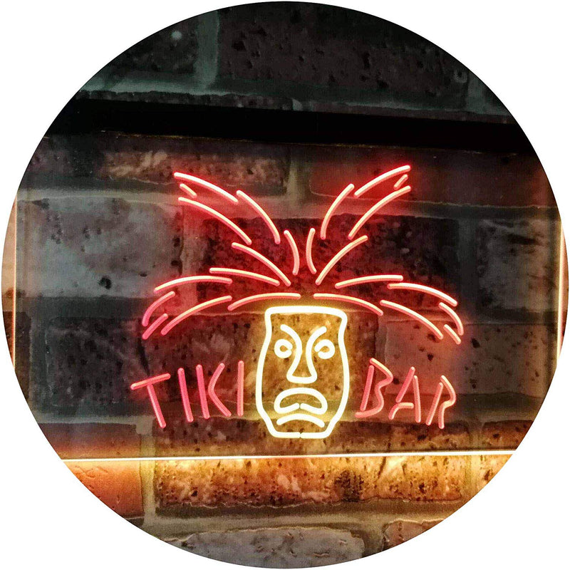 Tiki Bar Mask LED Light Sign - LED Gift Works