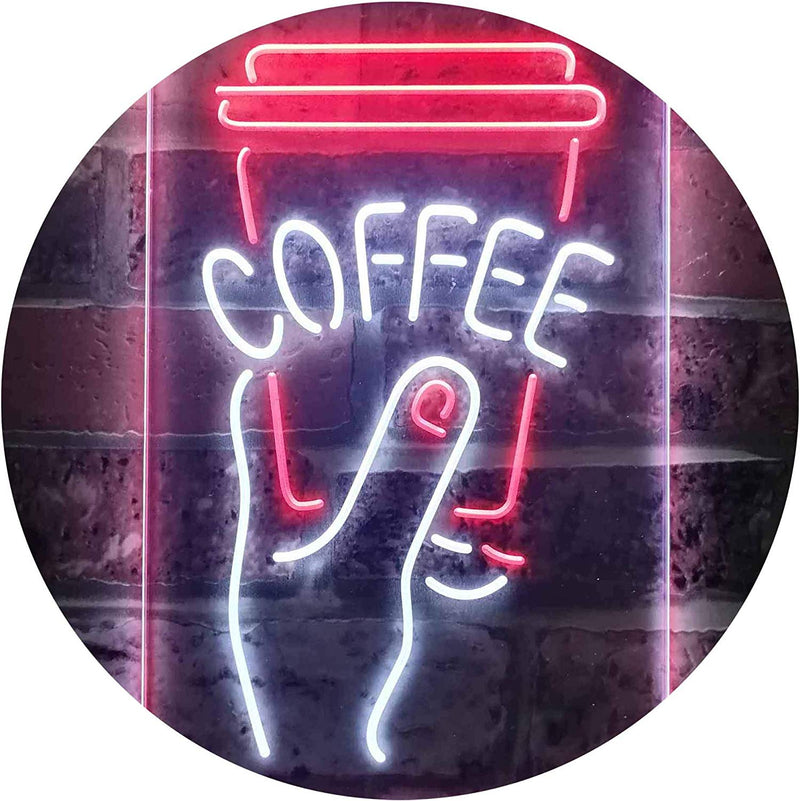 Coffee Cup To Go LED Light Sign - LED Gift Works