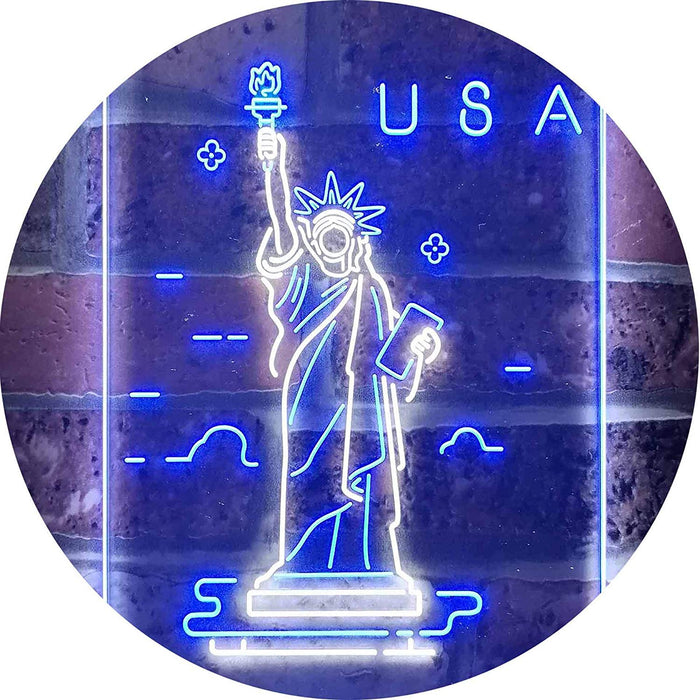 USA Statue of Liberty LED Light Sign - Way Up Gifts
