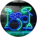 Drum Set Music Instruments LED Light Sign - Way Up Gifts