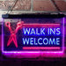Barber Salon Hair Cuts Walk Ins Welcome LED Light Sign - Way Up Gifts