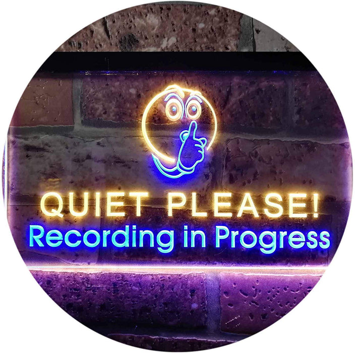 On Air Quiet Please Recording in Progress LED Light Sign - Way Up Gifts