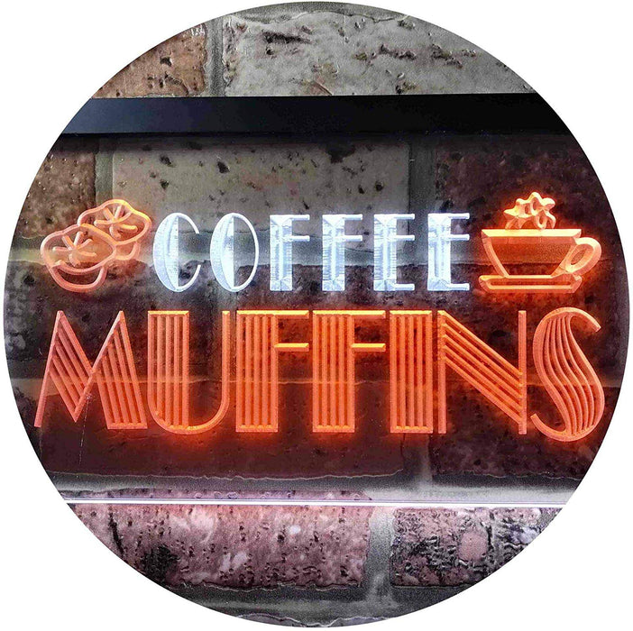 Bakery Coffee Muffins LED Light Sign - Way Up Gifts