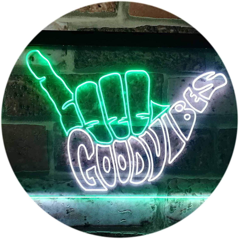 Good Vibes LED Light Sign - LED Gift Works