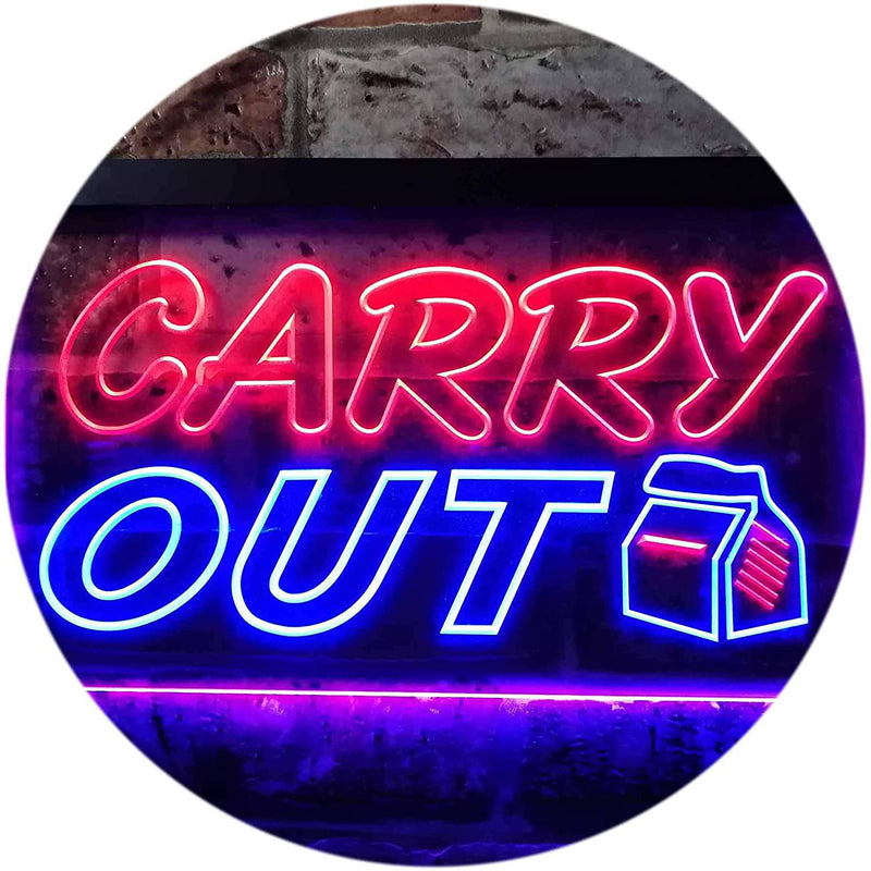 Food to Go Carry Out LED Light Sign - LED Gift Works
