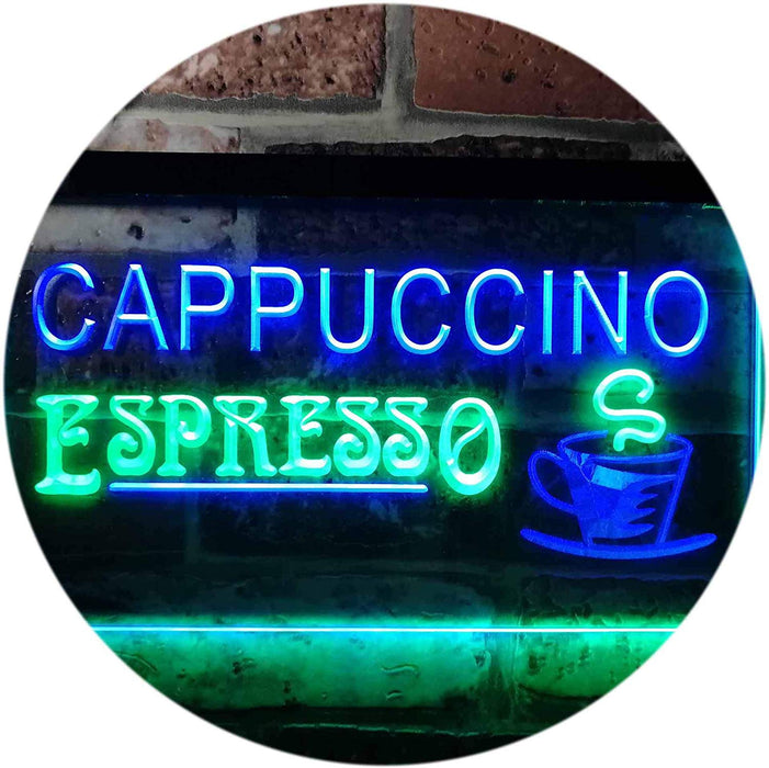 Coffee Cappuccino Espresso LED Light Sign - Way Up Gifts