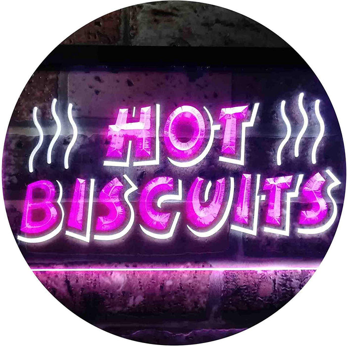 Hot Biscuits LED Light Sign - Way Up Gifts