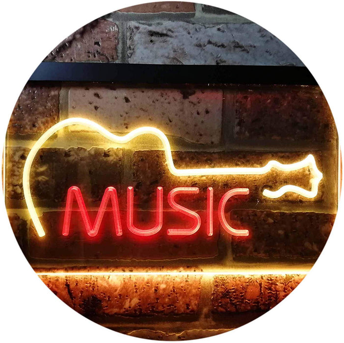 Guitar Instruments Music LED Light Sign - Way Up Gifts