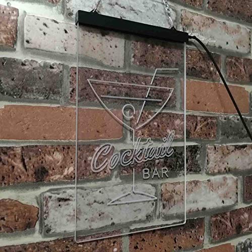 Cocktail Bar LED Light Sign - Way Up Gifts