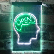 Open Mind Brain Storming LED Light Sign - LED Gift Works