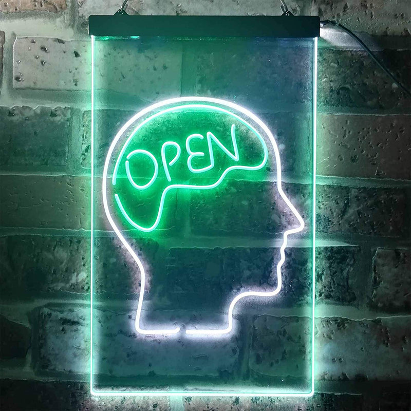 Open Mind Brain Storming LED Light Sign - LED Gift Works