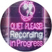 Quiet Please Recording in Progress Studio LED Light Sign - Way Up Gifts