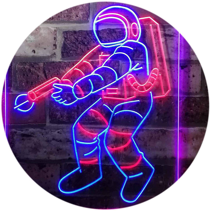 Space Astronaut LED Light Sign - LED Gift Works