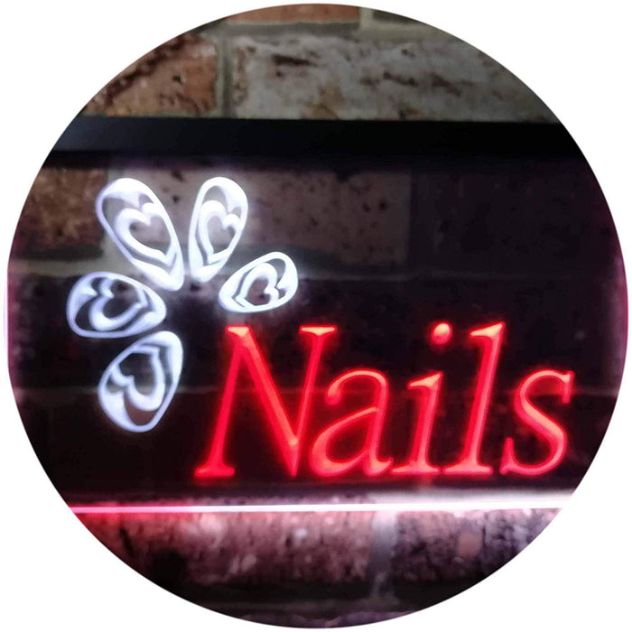 Beauty Salon Nails LED Light Sign - Way Up Gifts