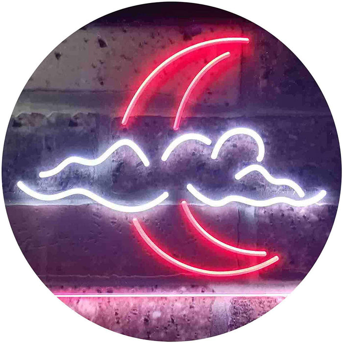 Cloud Moon LED Light Sign - Way Up Gifts