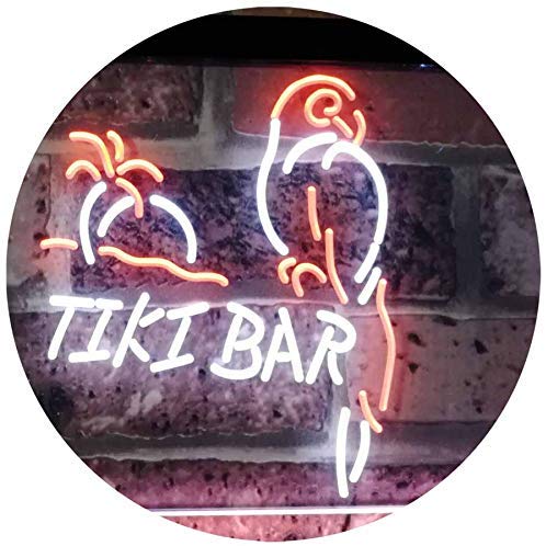 Parrot Tiki Bar LED Light Sign - Way Up Gifts