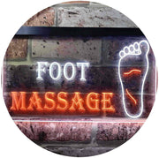 Foot Massage LED Light Sign - LED Gift Works