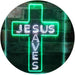 Jesus Saves LED Light Sign - Way Up Gifts