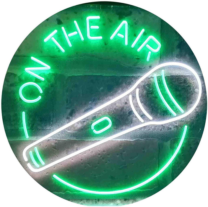 Microphone On The Air LED Light Sign - Way Up Gifts