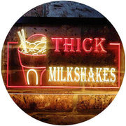 Thick Milkshakes LED Light Sign - LED Gift Works