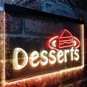 Desserts LED Light Sign - LED Gift Works