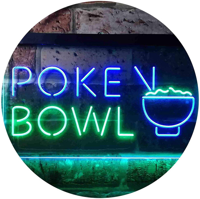 Hawaiian Poke Bowl LED Light Sign - Way Up Gifts