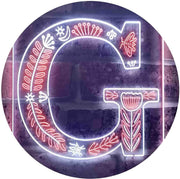 Family Name Letter G Monogram Initial LED Light Sign - LED Gift Works