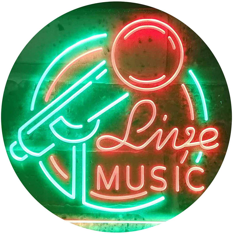 Live Music LED Light Sign - LED Gift Works