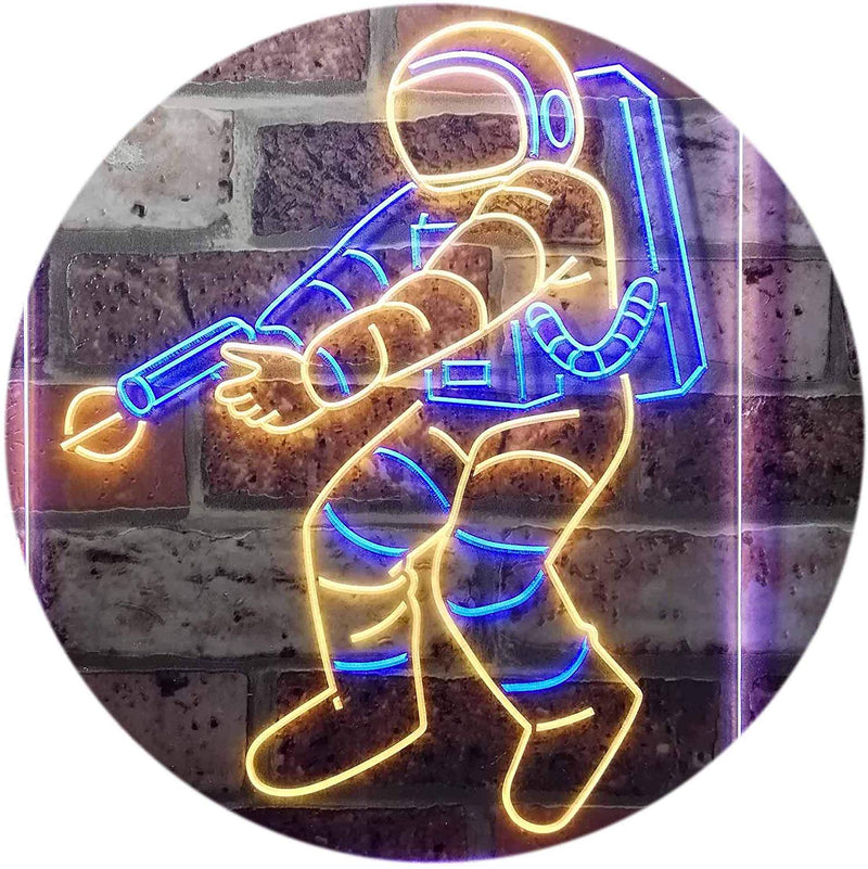 Space Astronaut LED Light Sign - LED Gift Works