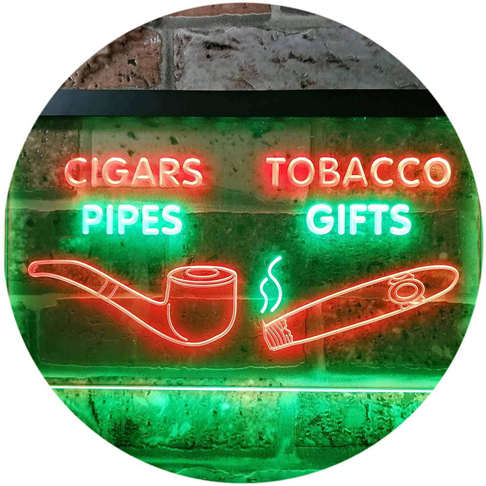 Cigar Pipes Tobacco Gifts LED Light Sign - Way Up Gifts