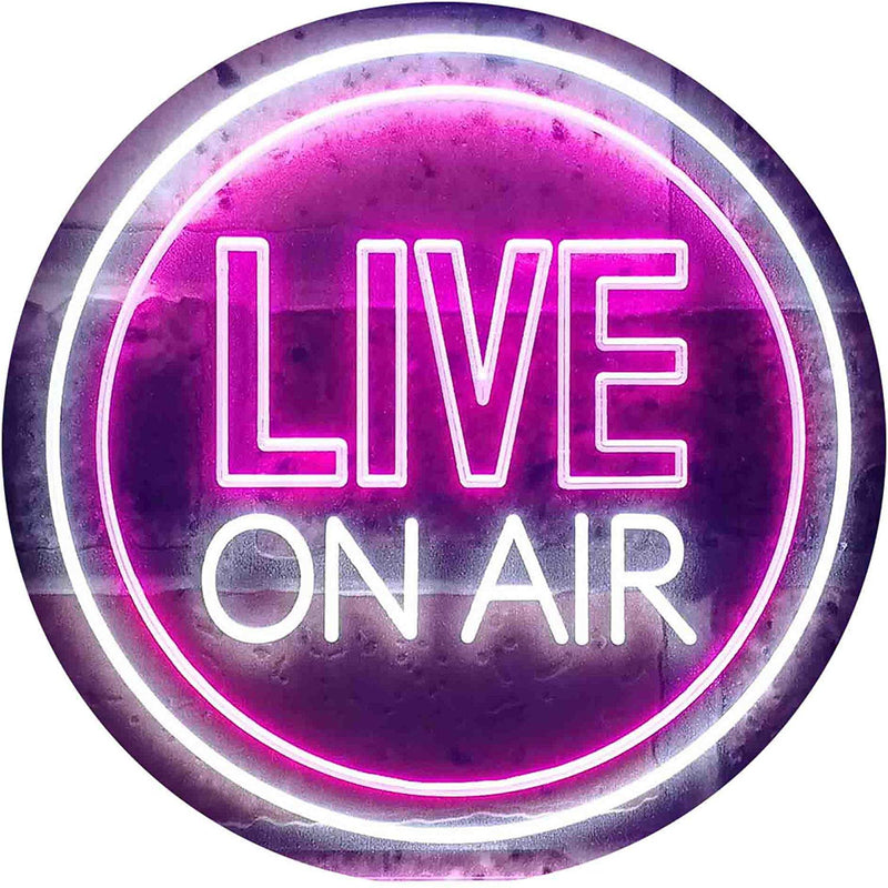 Live On Air LED Light Sign - LED Gift Works