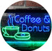 Coffee Donuts LED Light Sign - Way Up Gifts