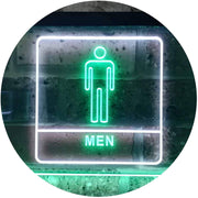 Men Bathroom Restroom LED Light Sign - LED Gift Works