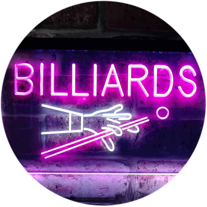Pool Billiards LED Light Sign - Way Up Gifts